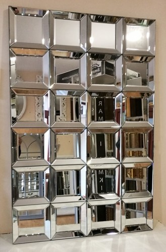 Nowoczesne lustro w kształcie prostokąta 120x80