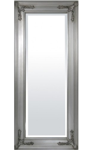 Lustro srebrne ze zdobieniami 60x140