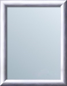 Lustro do przedpokoju z ramą srebrną metalizowaną-różne wymiary