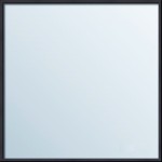 Proste lustro w czarnej aluminiowej ramie-różne wymiary