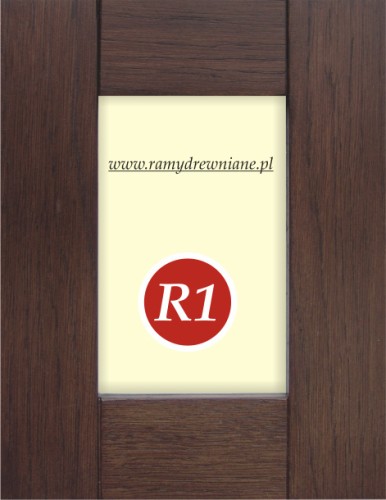 ramka Amsterdam, kolor ciemny orzech