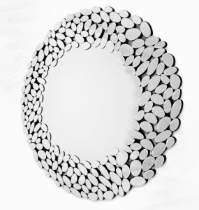 Nowoczesne lustro dekoracyjne 100x100