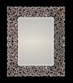 Dekoracyjne lustro w kryształowej ramie 80x100