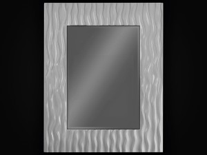 Lustro dekoracyjne białe 78x98