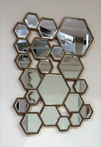 Lustro dekoracyjne nowoczesne 80x60