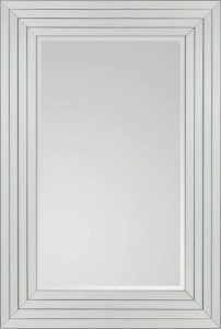 Efektowne lustro z lustrzaną ramą