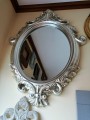  Ozdobne lustro w srebrnej ramie 85x62