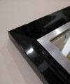 Lustro czarno-srebrne 134x74