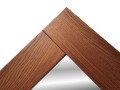 Dębowe lustro do przedpokoju z szufladkami 132x90x20, kolor nr 12