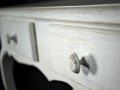 Drewniana konsola pod lustro biała przecierana SMAZA design