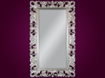 Srebrne lustro w ażurowej ramie 148x88