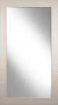 Lustro w stylu glamour z białą ramą 63X83