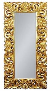 Lustro złote ażurowe 180x90