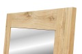  Lustro w prostej ramie z sękami, pęknięciami DĄB NATURALNY