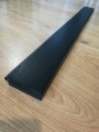 Przykładowy próg dębowy z uszczelką, kolor nr 1 CZARNY